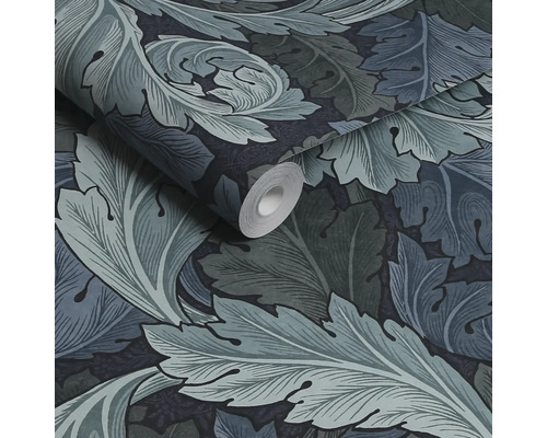 Tapetrulle med bladmönster
