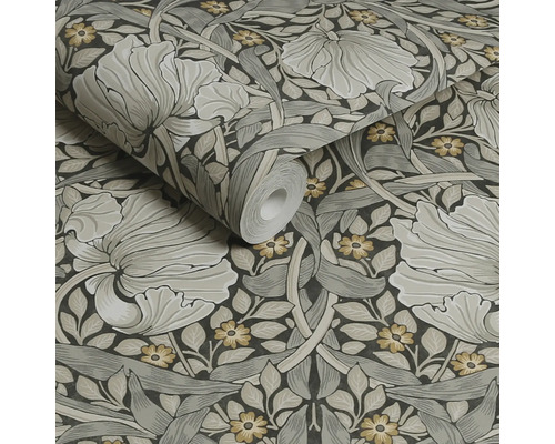 Tapetrulle med blommönster