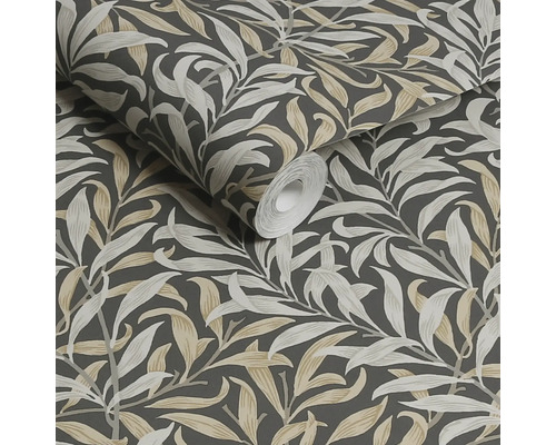 Tapetrulle med bladmönster