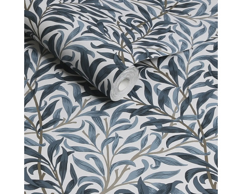 Tapetrulle med bladmönster