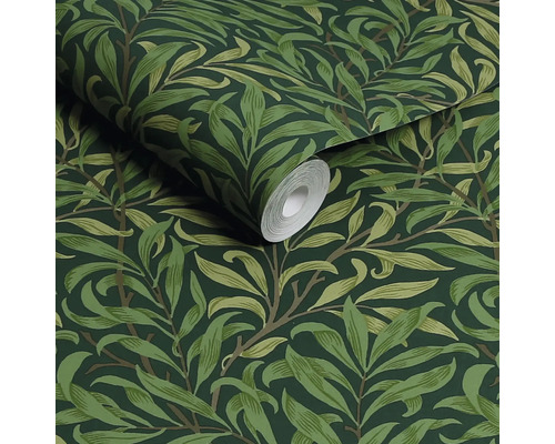 Tapetrulle med bladmönster för väggdekoration
