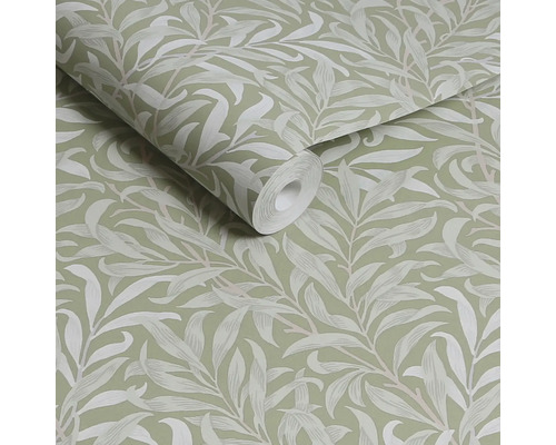 Tapetrulle med bladmönster