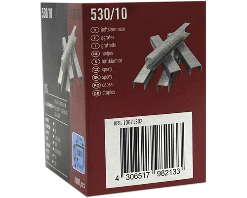 Trådklamrar typ 530/10
