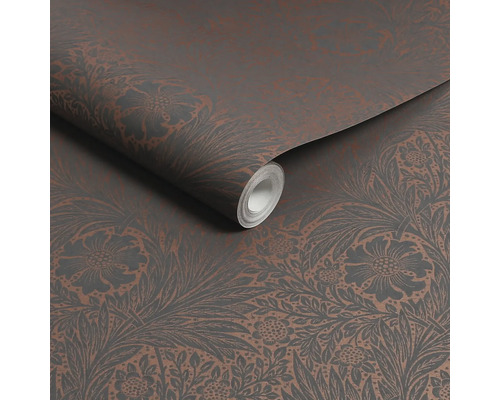 Tapetrulle med blommönster