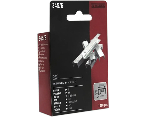 J C Schwarz Klammer typ 345/6, 1200 stycken