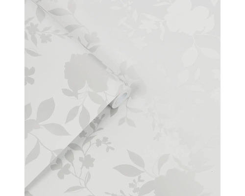 Tapetrulle med blommönster