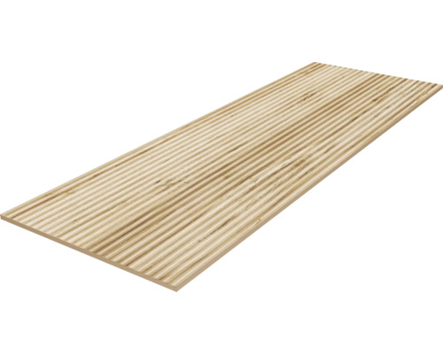 Träplanka med räfflad yta