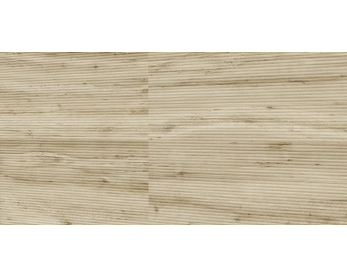 Paneler med träutseende och räfflad yta