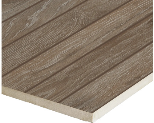 Keramisk platta med träutseende