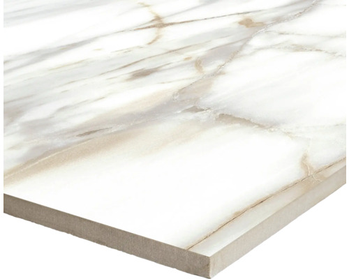 Keramisk platta med marmorlook