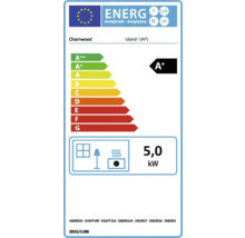 Energimärkning för Charnwood Island I (AP) med energieffektivitetsklass A+ och 5,0 kilowatt