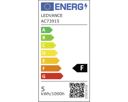 Energimärkning LEDVANCE AC73915, energieffektivitetsklass F