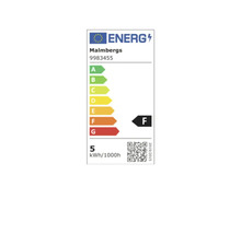 Malmbergs energietikett med energieffektivitetsklass F