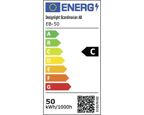 Energimärkning för lampan