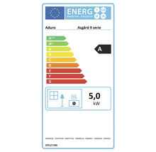 Energimärkning för Aduro Asgård 9 serie kamin