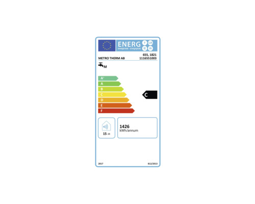 Energimärkning för varmvattenberedare Metro Therm AB