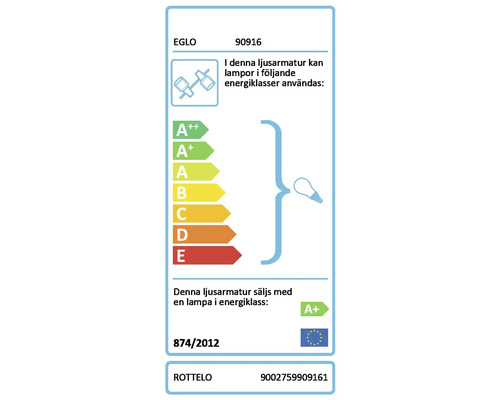 Energimärkning för armatur