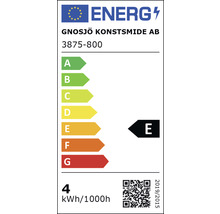 Energietikett från varumärket Gnosjö Konstsmide AB
