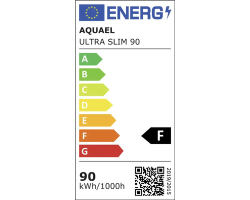 Energietikett Aquael Ultra Slim 90: energiklass F