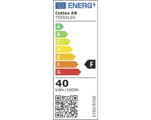 Energimärke med märkningen F
