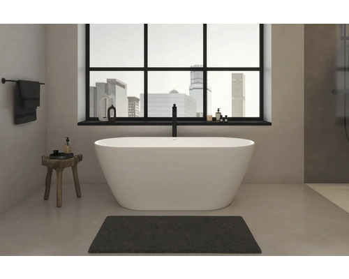 Fristående Badkar DURAVIT D-Neo vit sidenmatt mineralgjuten 75x160 cm