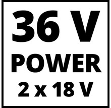 36 volt effekt 2 gånger 18 volt