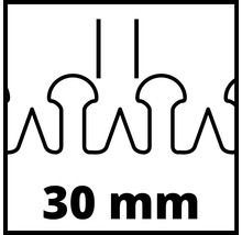Symbol för 30 millimeters klammer