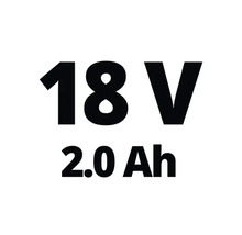 18 volt 2.0 amperetimmar