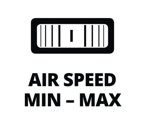 Lufthastighet Minimum till Maximum