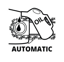 Symbol för automatisk kedjesmörjning
