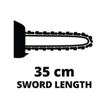 Symbol för svärdslängd 35 centimeter