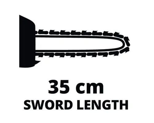 Symbol för svärdslängd 35 centimeter