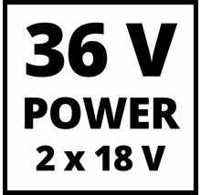 Märkning 36 volt Power 2 x 18 volt