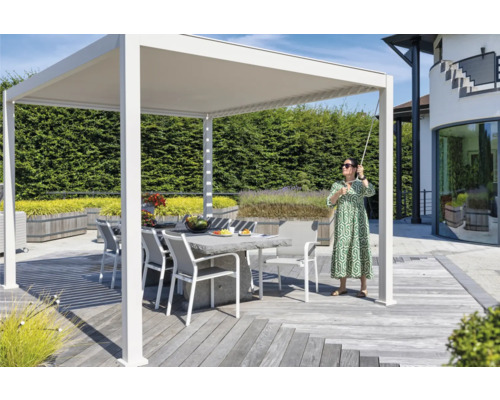 Pergola MIRADOR Deluxe111 3x3 300x300cm grå