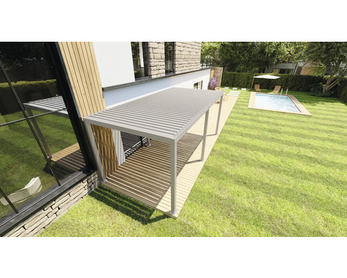 Pergola MIRADOR Deluxe111 3x6 300x600cm grå
