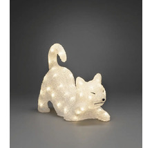 Dekorativ kattfigur med belysning för inomhusbruk