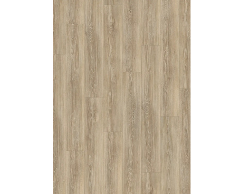 Läggning av ljust laminatgolv med träutseende.