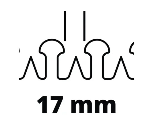 Symbol för klammerdimensioner 17 millimeter