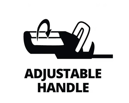 Symbol för justerbart handtag