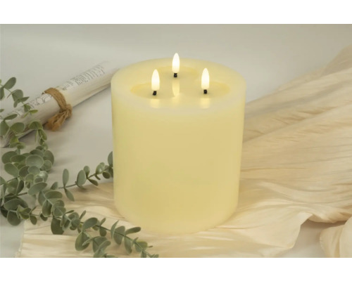 Dekorativt LED-ljus med tre lågor för inomhusbruk