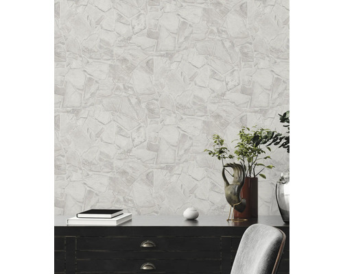 Vägg med stenmur tapet