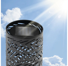 Solarlampa med bladmönster för utomhusbruk