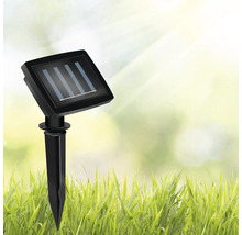 Solarlampa för trädgården i gräsmattan