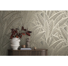 Tapet A.S CRÉATION Palmblad beige 0,53x10,05m