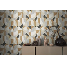 Tapet A.S CRÉATION Retro beige 0,53x10,05m