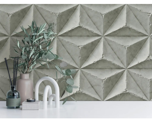 Dekorativa väggpaneler med geometrisk design i interiör
