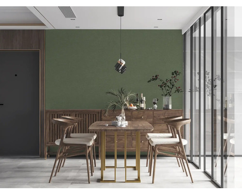 Matsal med matbord, stolar och skänk i modern design