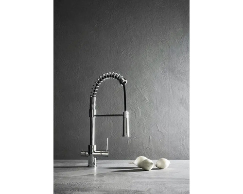 Köksblandare med flexibel pip och lök