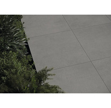 Utomhusklinker FLAIRSTONE Granitkeramik Borkum 2.0 antracit 59,5x59,5x2 cm