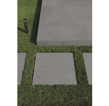 Utomhusklinker FLAIRSTONE Granitkeramik Borkum 2.0 antracit 59,5x59,5x2 cm